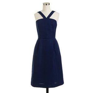 J Crew nwt Lexi dress womens 14 Navy Haven Blue wedding parties cocktail